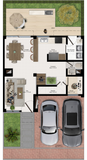 CASA MEDIANERA PRIMER PISO