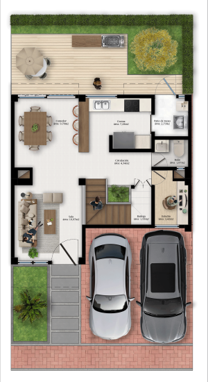PLANO-CASA-MEDIANERA-PRIMER-PISOweb....